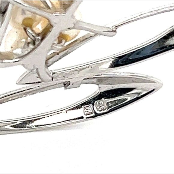 Mikimoto Estate Akoya Pearl Brooch Pin Sterling Silver 4.5 mm M270 - Picture 9 of 12